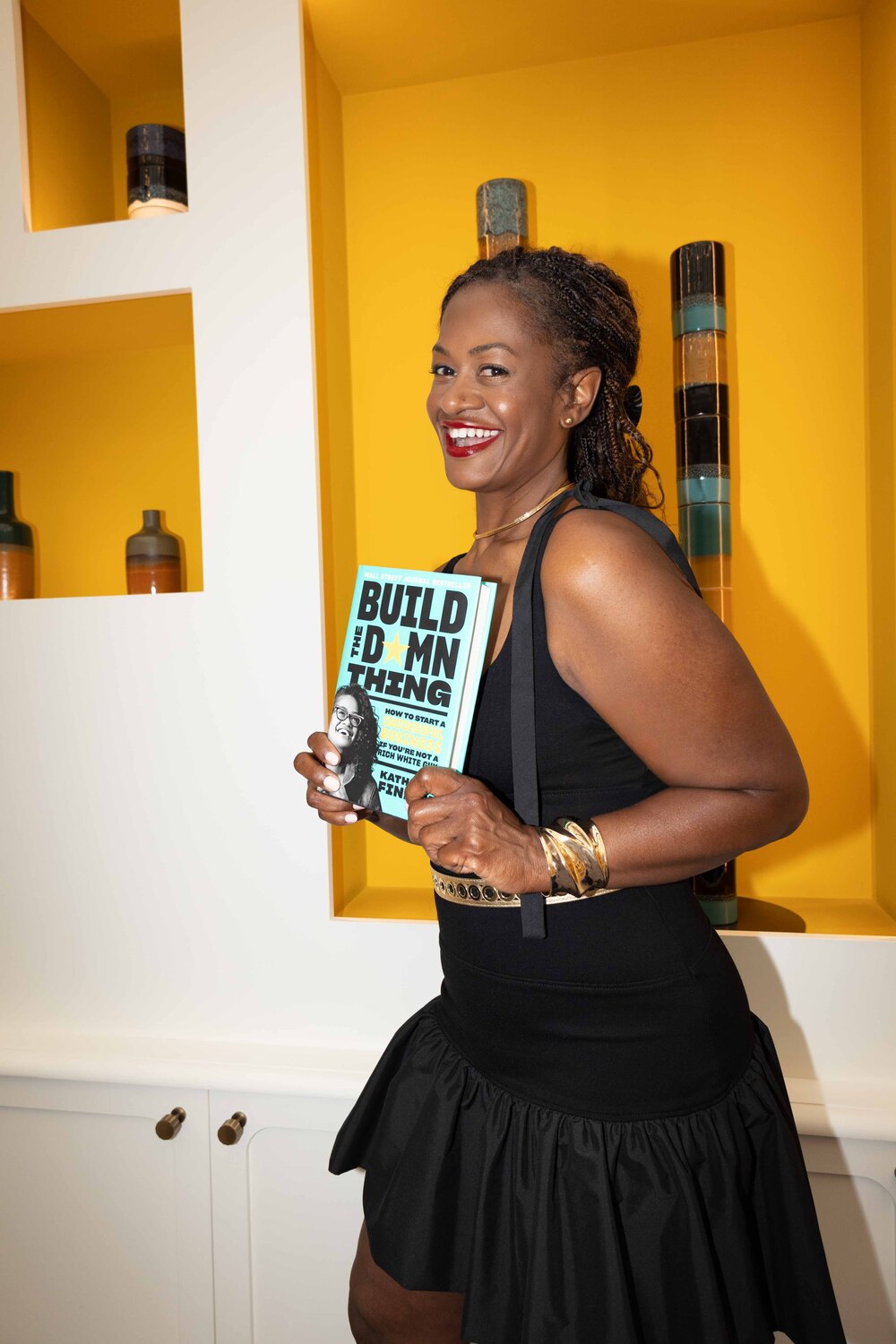 Kathryn Finney holding Build the Damn Thing