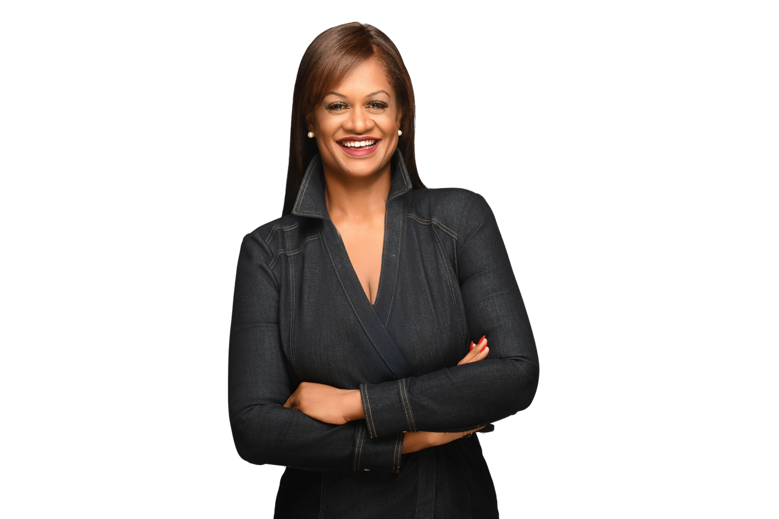 Kathryn Finney smiling, arms crossed